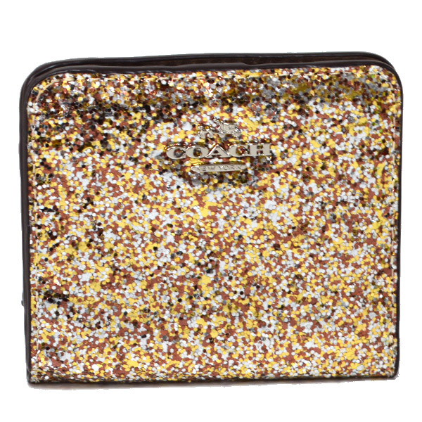 Coach コーチ グリッター スモール ウォレット ゴールド 日本未発売 53656 コーチ専門店 コチガル