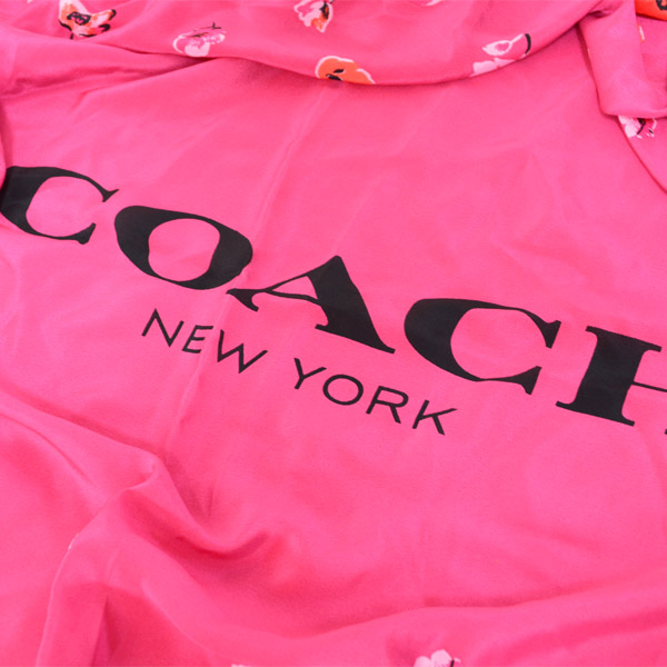 画像: 【COACH】コーチ ワイルド フラワー フローラル シルク スカーフ ストール ダリアマルチ〔日本未発売〕