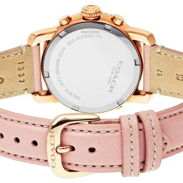 画像: 【COACH】コーチ レガシー スポーツ スモール 36mm クロノグラフ レディース 時計 ピンク〔日本未発売〕（送料無料）