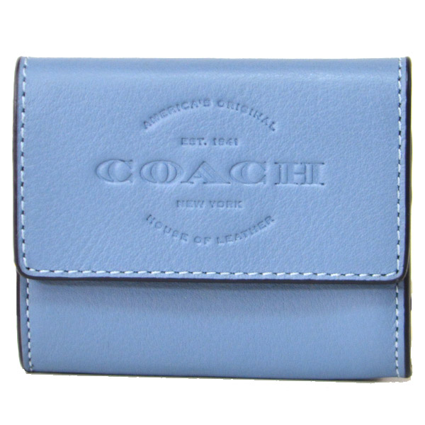 画像1: 【COACH】コーチ スムースレザー スモール スクエア コインケース 小銭入れ ダスク(日本未発売） (1)