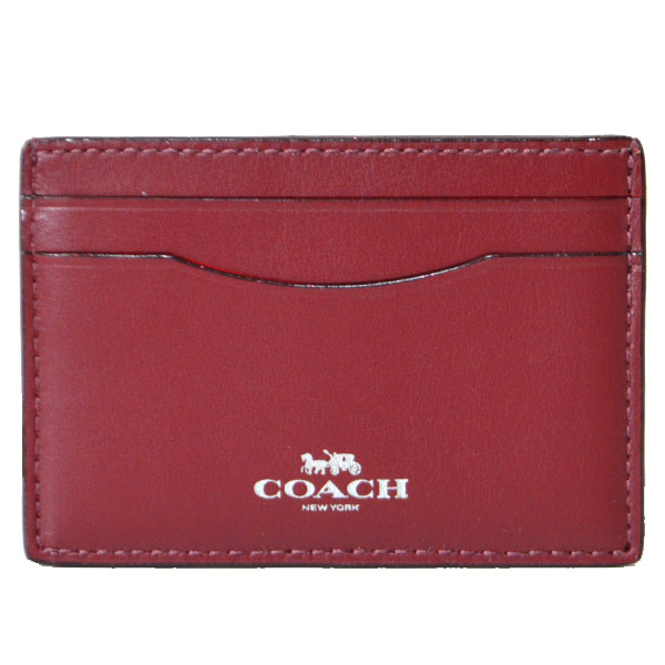 画像: 【COACH】コーチ レザー ラメグリッター リップ 唇 口紅 プリント スリム カードケース 定期入れ 名刺入れ マルチ（日本未発売）