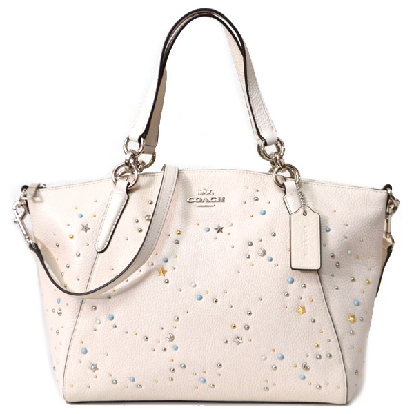 COACH】コーチ NASA レザー スタッズ リベット2WAY サッチェル