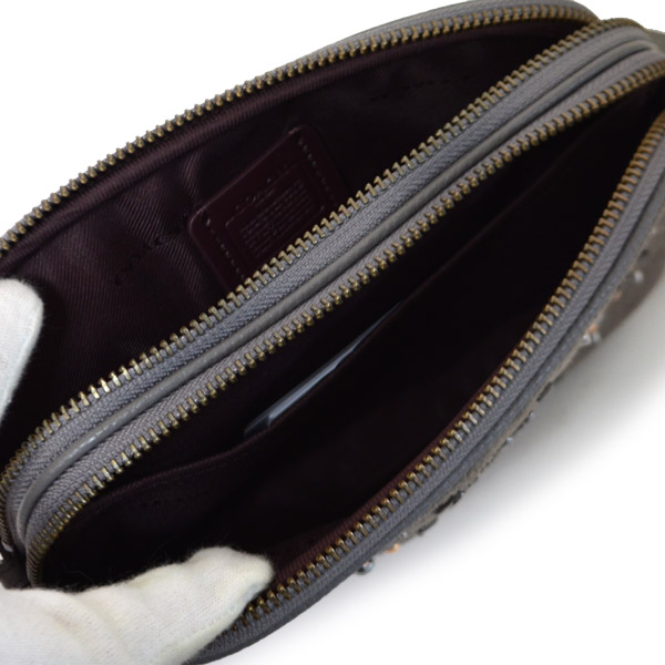 COACH】コーチ スエード ポリッシュド ペブル レザー プレーリー COACH】コーチ スエード ポリッシュド ペブル レザー プレーリー