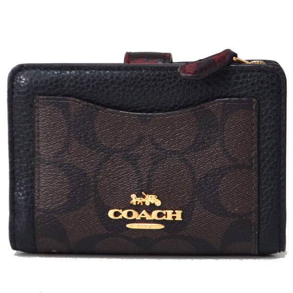 【新品・正規品】日本未発売 COACH コーチ レザー パイソン 二つ折り財布