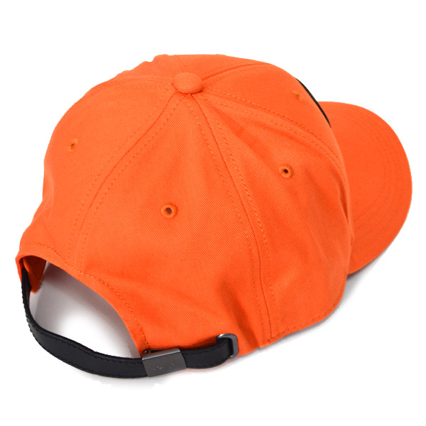 画像: 【COACH】コーチ ジャガード ワンポイント ロゴ キャップ 帽子 オレンジ〔日本未発売〕