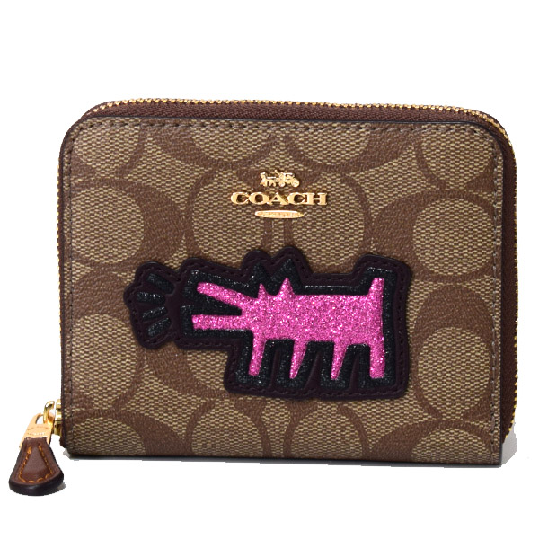 coach × キースヘリング コラボ 折財布