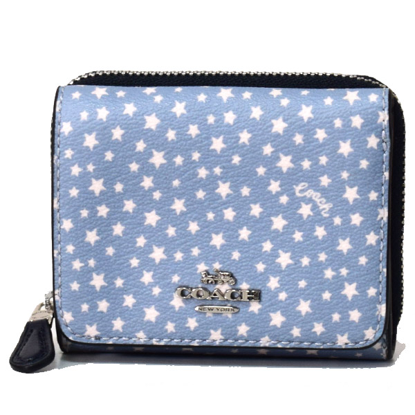 ♩新品 COACH コーチ 折り財布  スター 流れ星 レディース