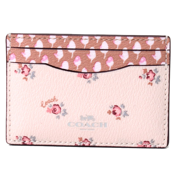 【新品未使用】COACH 花柄カードケース