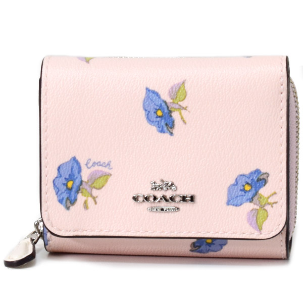 COACH】コーチ コーティングキャンバス ベルフラワー 花柄 フローラル