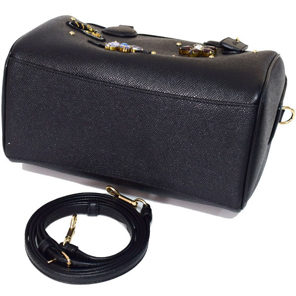 COACH】コーチ クロスグレインレザー ジェムストーン 花柄 フラワー 