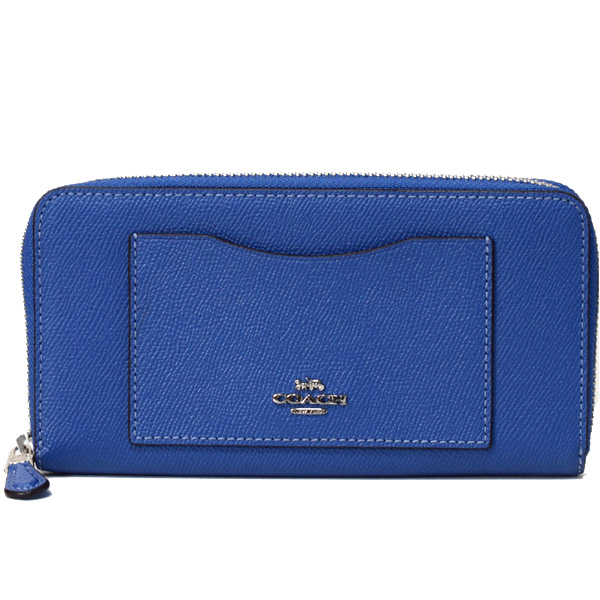 新品☆COACH(コーチ) ブルー ラベンダーブルー レザー 長財布