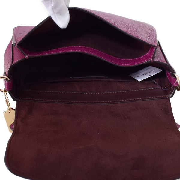 COACH】コーチ ペブルレザー キャシディ トップ ハンドル ターンロック ...