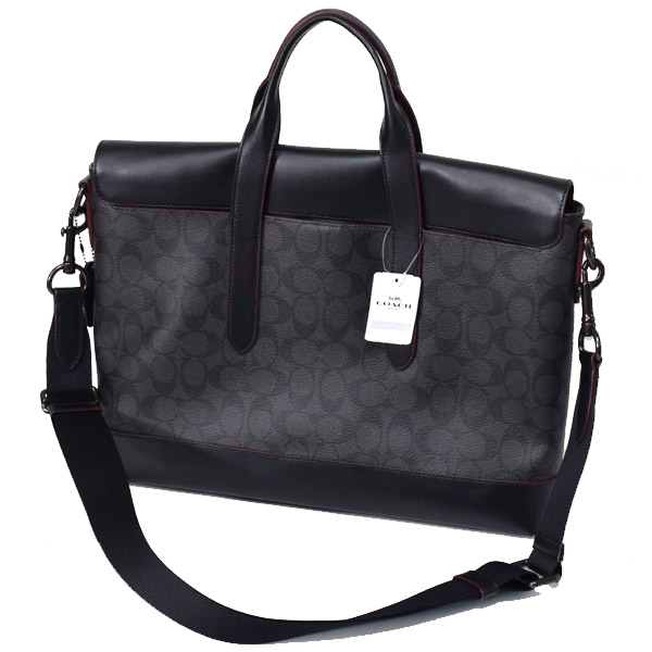 COACH】コーチ メンズ コーティングキャンバス カーフレザー COACH】コーチ メンズ コーティングキャンバス カーフレザー