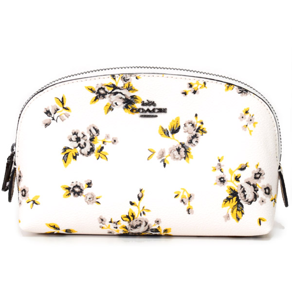 新品　COACH コーチ　コスメポーチ　フローラル　花柄