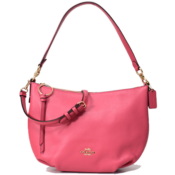 COACH】コーチ ペブルレザー ロゴ スモール スカイラー ホーボー 2WAY 