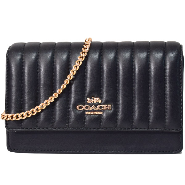 COACH】コーチ ナッパレザー スムースレザー リニア キルティング ...