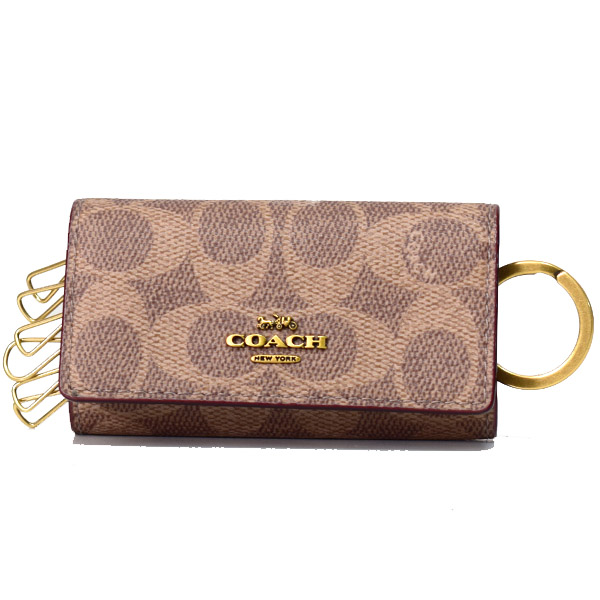 coach コーチキーケース 未使用 シグネチャー 6連 - luknova.com