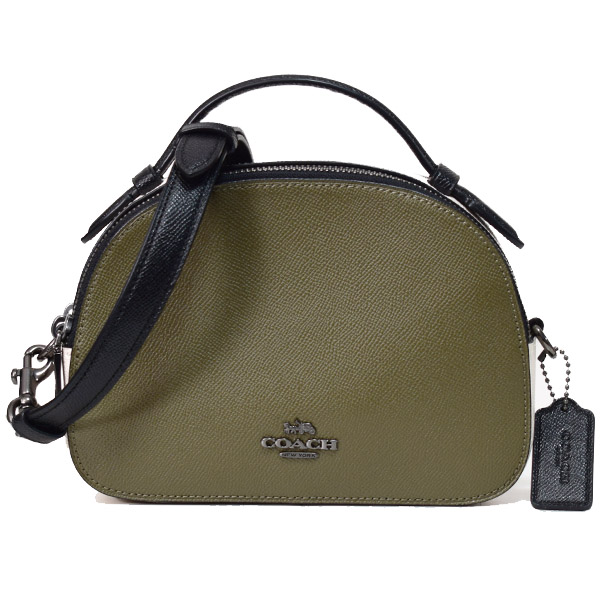 COACH】コーチ クロスグレインレザー セレナ カラーブロック
