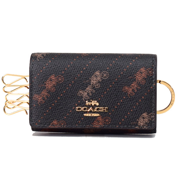 COACH】コーチ コーティングキャンバス ホース アンド キャリッジ