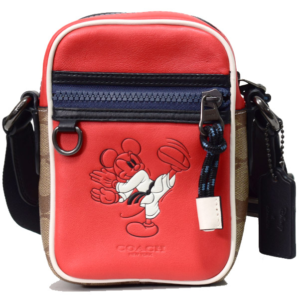 COACH ショルダーバッグ Disneyコラボ ミッキー-