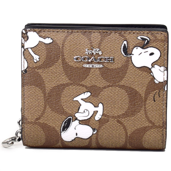 COACH コーチ ×ピーナッツ コラボ シグネチャースモールウォレット