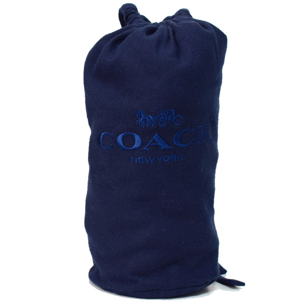 画像: 【COACH】コーチ コットン ロゴ ラウンジ パンツ インナー ルームウェア パジャマ 専用巾着袋付 ミッドナイトネイビー（日本未発売）