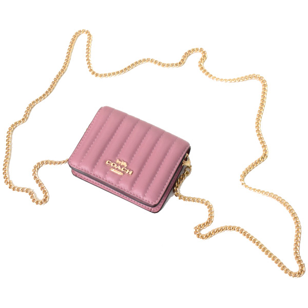 COACH】コーチ コーティングキャンバス バニー うさぎ スクリプト プリント フラワーチャーム スナップ カードケース 二つ折り 財布  ブライトコーラル（日本未発売） 91200 - コーチ専門店「コチガル」