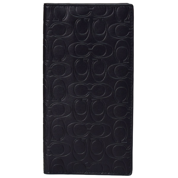 COACH】コーチ エンボスレザー シグネチャー メンズ ブレスト ポケット