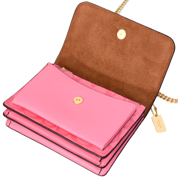 COACH】コーチ コーティングキャンバス レザー シグネチャー