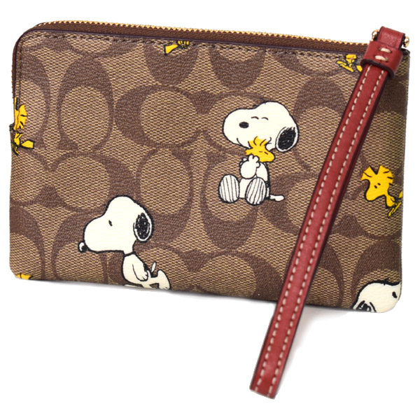 COACH】コーチ シグネチャー ピーナッツ コラボ スヌーピー ウッド