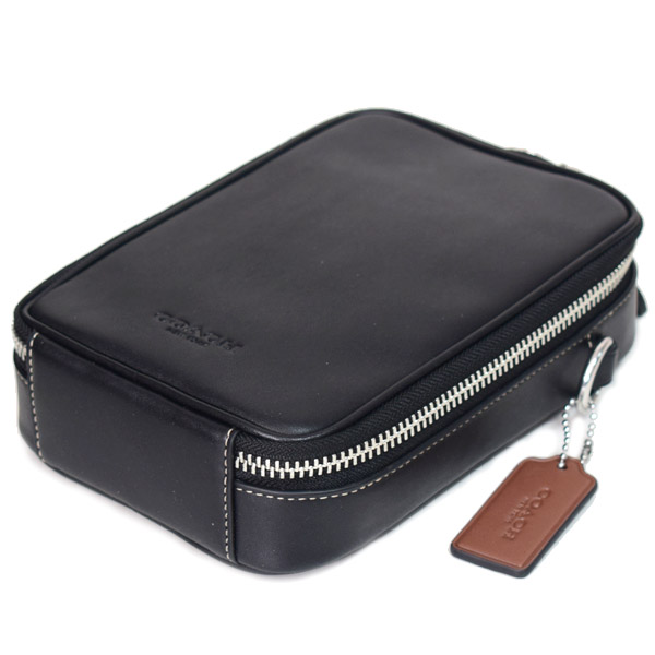 COACH】コーチ メンズ PVC レザー チェッカーボード プリント