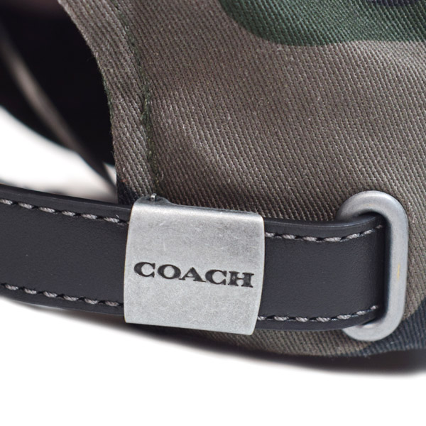 COACH】コーチ キャップ コットン シグネチャー カモフラ 迷彩柄