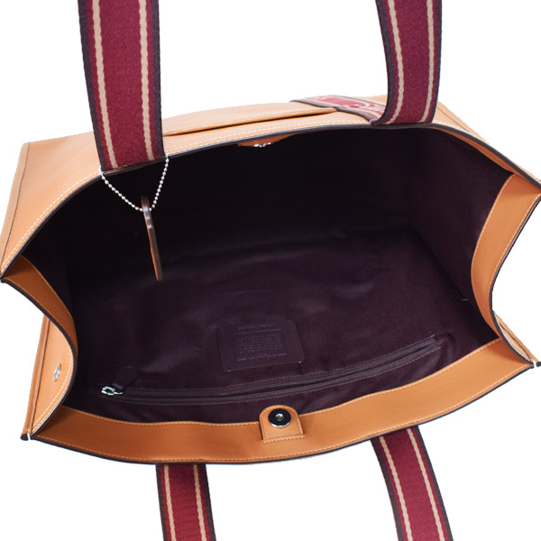 画像: 【COACH】コーチ バッグ ぺブルレザー スミス ラージ トート ロゴ ショルダーバッグ ペニーマルチ（日本未発売）