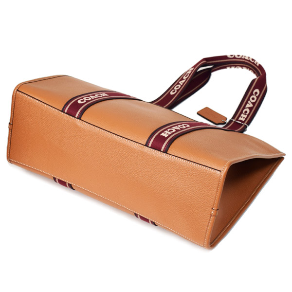 画像: 【COACH】コーチ バッグ ぺブルレザー スミス ラージ トート ロゴ ショルダーバッグ ペニーマルチ（日本未発売）