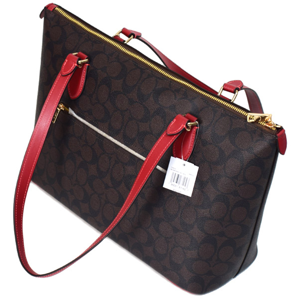 COACH (コーチ) シグネチャー コーテッドキャンバス スムースレザー 2WAY ミニバッグ COCJ494