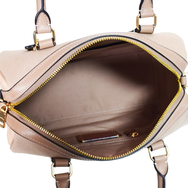 画像: 【COACH】コーチ バッグ キャンバス レザー シグネチャー ローワン サッチェル 2WAY ボストン ショルダー ハンドバッグ ダークナチュラルマルチ〔日本未発売〕