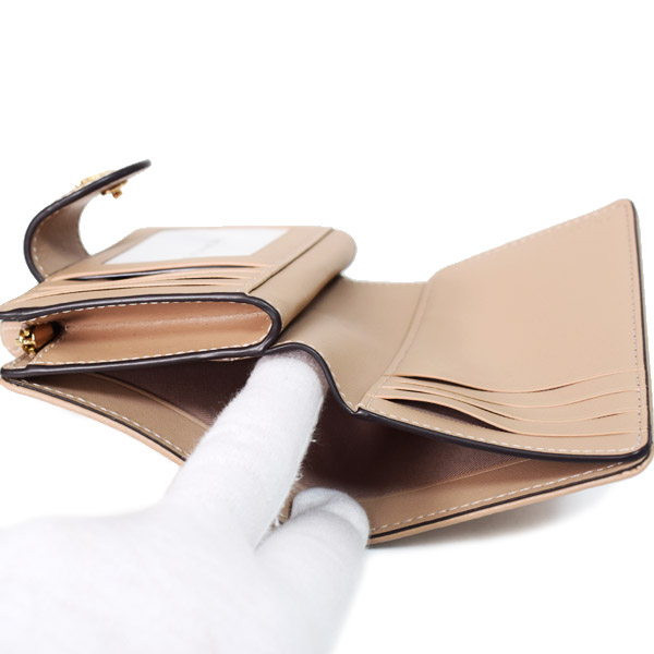 画像: 【COACH】コーチ 財布 キャンバス レザー シグネチャー ミディアム コーナー ジップ ウォレット 二つ折り財布 ダークナチュラルマルチ（日本未発売）