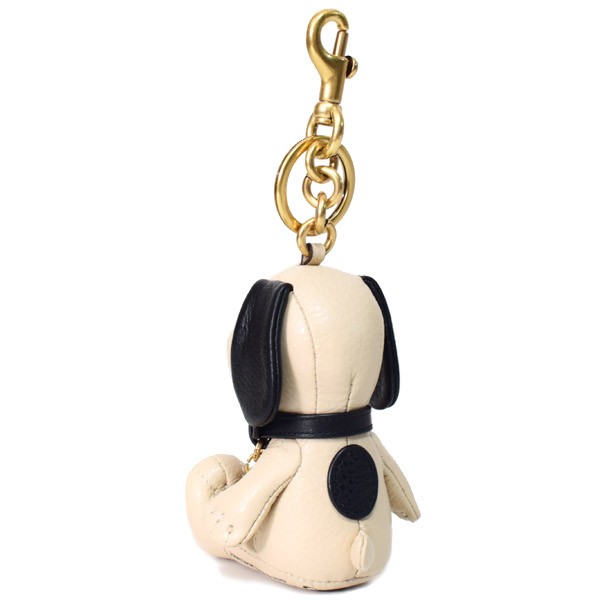 画像: 【COACH】コーチ スヌーピー キーホルダー ピーナッツ コラボ レザー バッグチャーム キーリング マルチ（日本未発売）