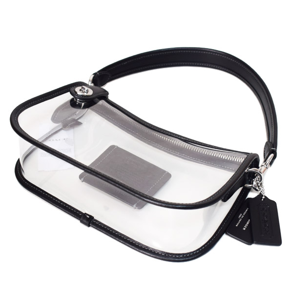 COACH】コーチ バッグ スケルトン シースルー PVC レザー クリア