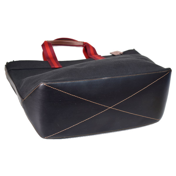 未使用級　現行　コーチ　2way トートバッグ　ショルダー　レザー　キャンバス COACH】コーチ バッグ キャンバス トート レザー ロゴ スミス