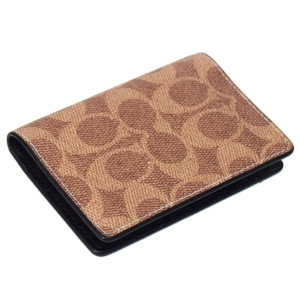 【美品】COACH カードホルダー 証明書付き シグネチャー COACH】コーチ シグネチャー ラグジュアリー ID ランヤード 首