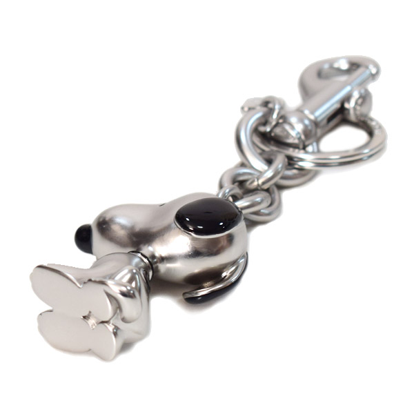 画像: 【COACH】コーチ スヌーピー キーホルダー プレーテッドメタル ピーナッツ コラボ バッグチャーム キーリング キーホルダー シルバー（日本未発売）