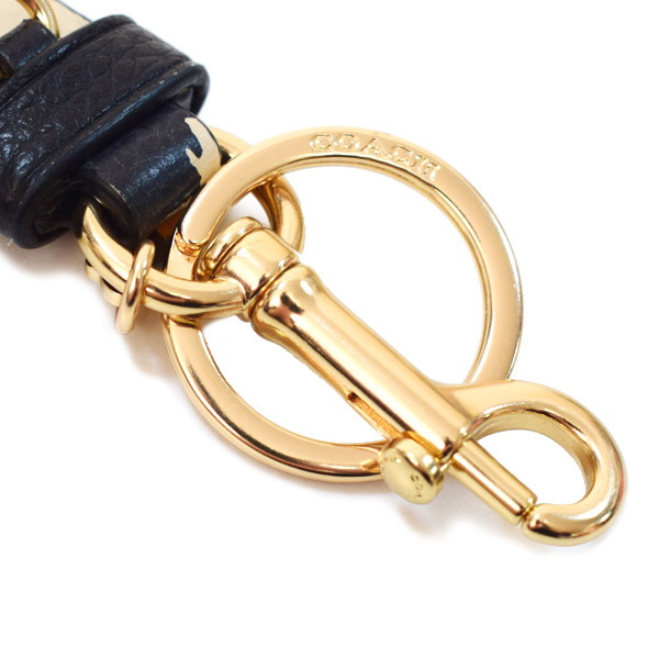 画像: 【COACH】コーチ キーホルダー レオパード ヒョウ柄 トリガー スナップ ロゴ バッグチャーム レザー キーリング キーホルダー レオパードマルチ（日本未発売）