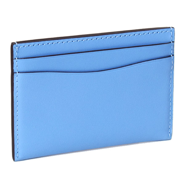 画像: 【COACH】コーチ カードケース レザー エッセンシャル C ロゴ カードケース スリム パスケース 定期入れ 名刺入れ ミストブルー（日本未発売）