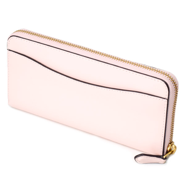 画像: 【COACH】コーチ 長財布 レザー エッセンシャル ロゴ スリム アコーディオン ジップ アラウンド 長財布 ブラッシュ（日本未発売）