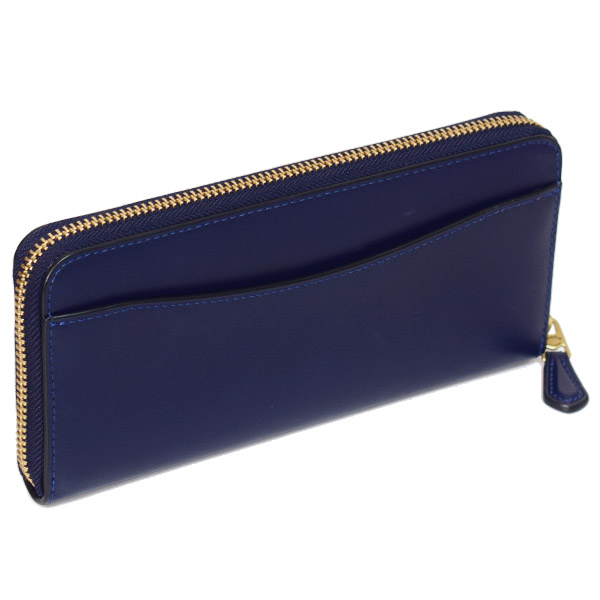 コーチ 長財布 COACH レザー エッセンシャル ロゴ スリム アコーディオン ジップ アラウンド 長財布 ダークネイビー CS032 COACH】コーチ 長財布 レザー エッセンシャル ロゴ スリム
