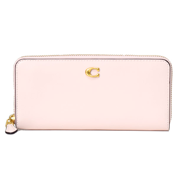 画像1: 【COACH】コーチ 長財布 レザー エッセンシャル ロゴ スリム アコーディオン ジップ アラウンド 長財布 ブラッシュ（日本未発売） (1)