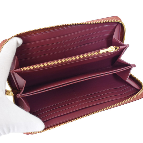 画像: 【COACH】コーチ 長財布 コーティングキャンバス レザー シグネチャー ロゴ アコーディオン ジップ ウォレット 長財布 ブラス×タンラスト（日本未発売）