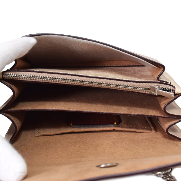 画像: 【COACH】コーチ バッグ チェーン コーティングキャンバス レザー シグネチャー ミニ クレア クロスボディ 2way 斜め掛け ショルダー バッグ サンド×トープ（日本未発売）