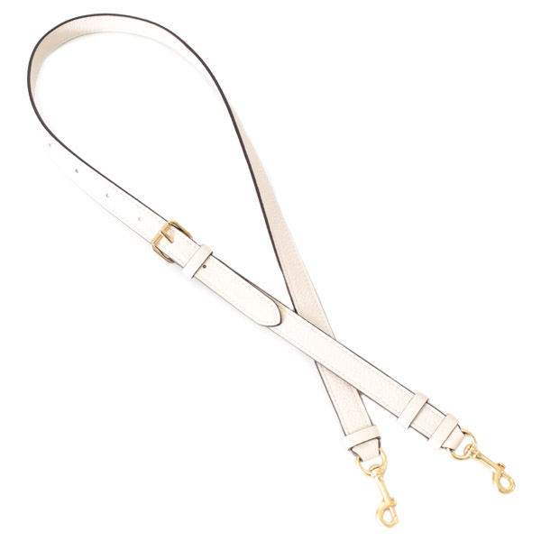 画像1: 【COACH】コーチ ストラップ レザー ショルダー 斜め掛け クロスボディ ベルト ストラップ 単品 チャーク（日本未発売） (1)